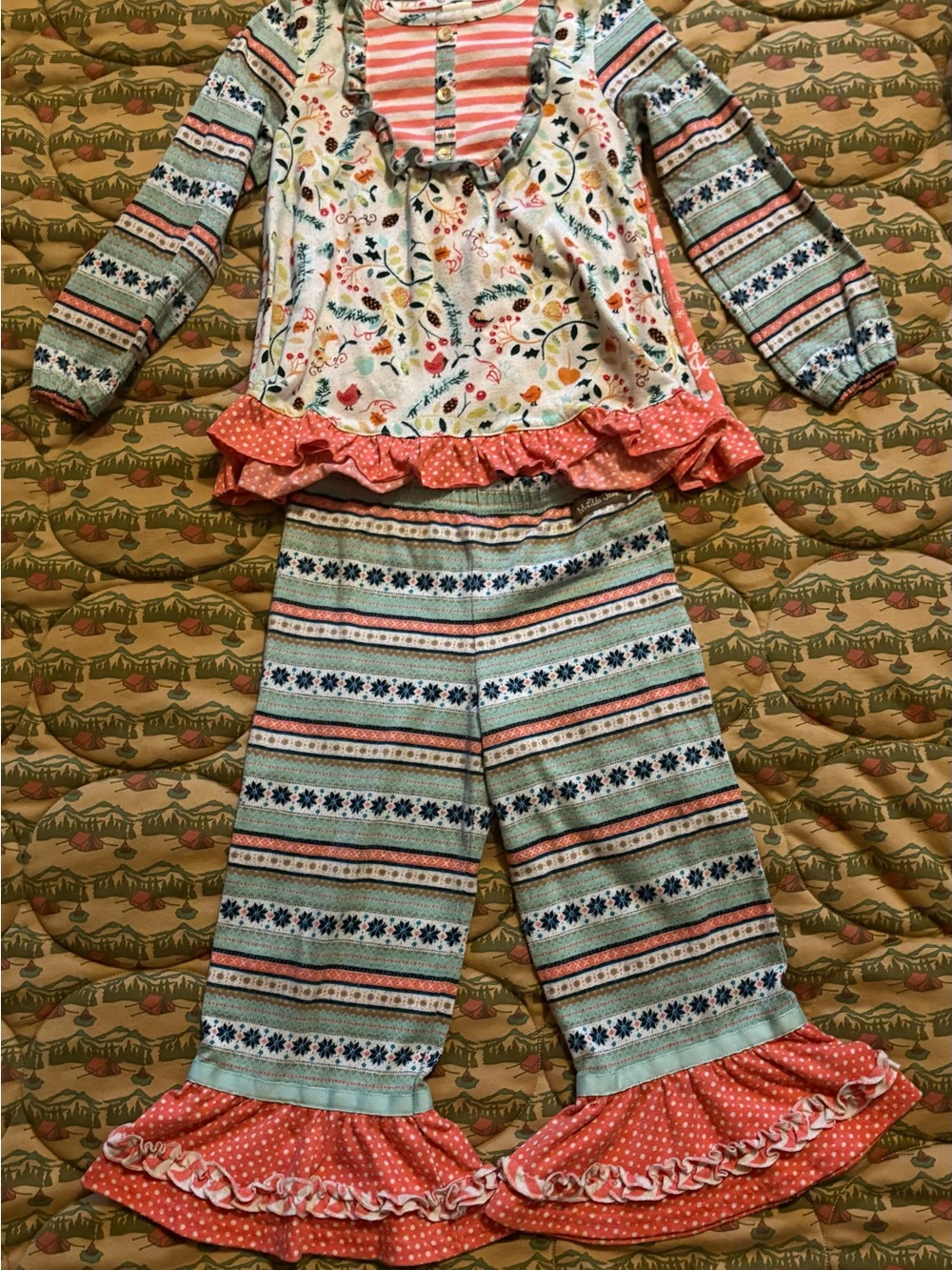 Matilda Jane Size 4 Matching Pajama Set